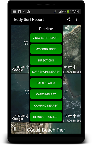 Eddy Surf Report