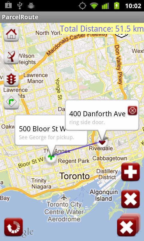 Parcel Route