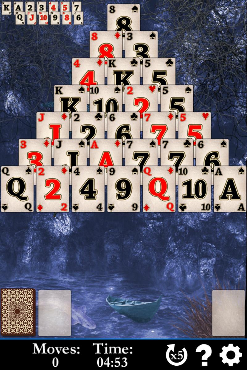 Pyramid Solitaire Water World
