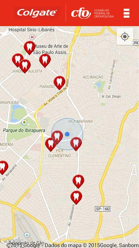 Localizador de Dentistas