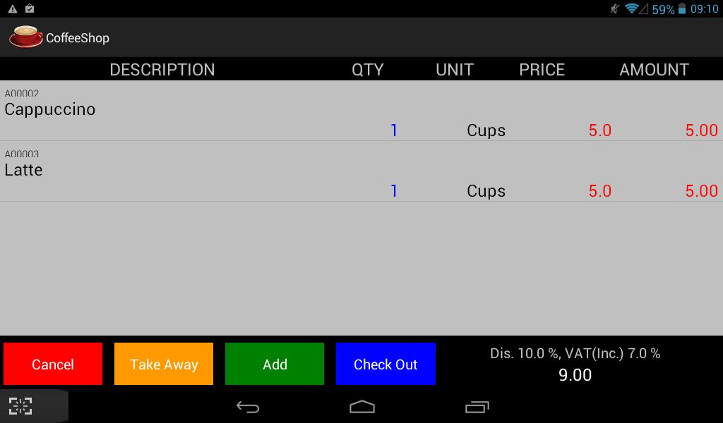 Coffee Shop-POS