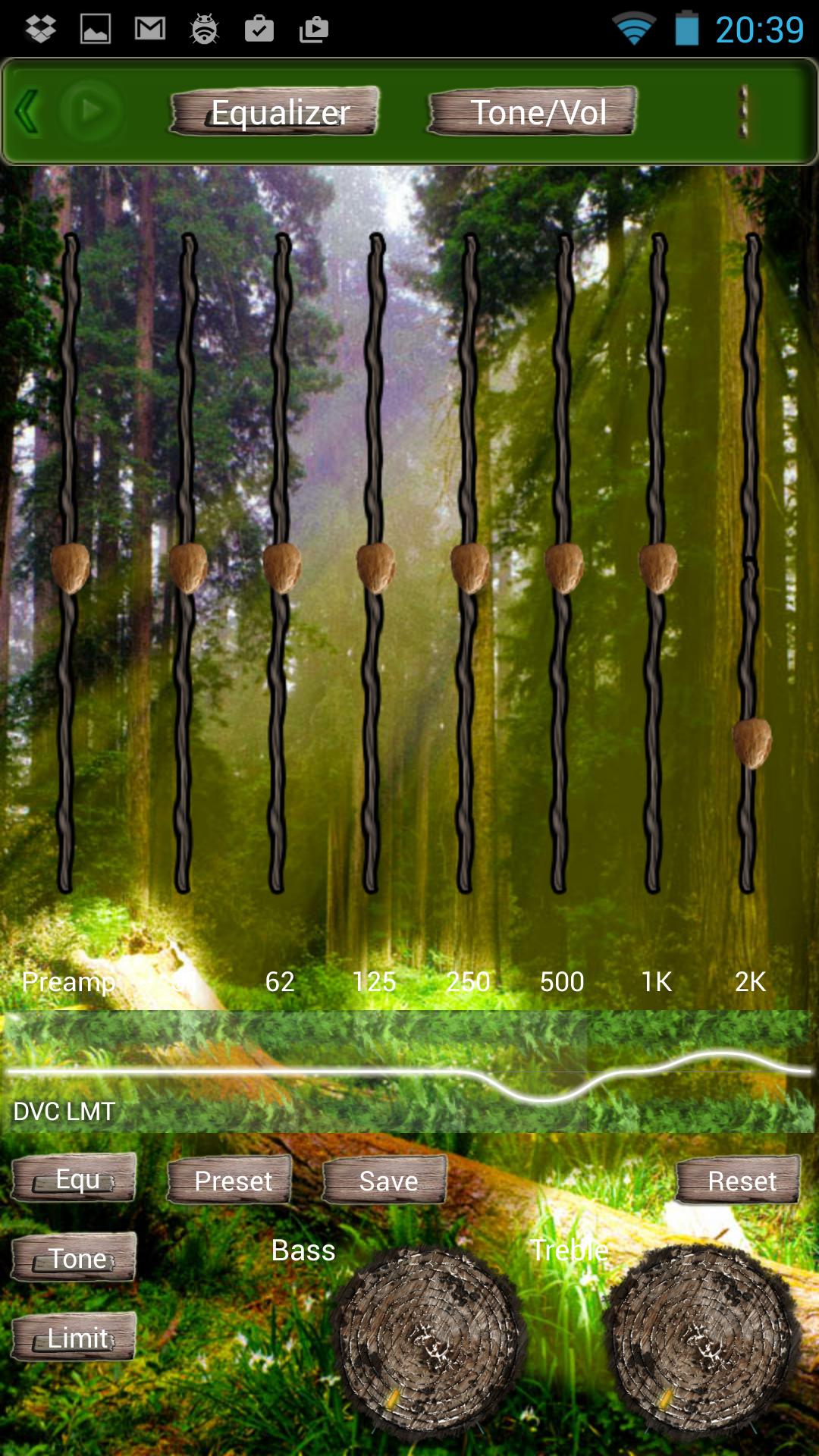 Poweramp Skin Green Jungle