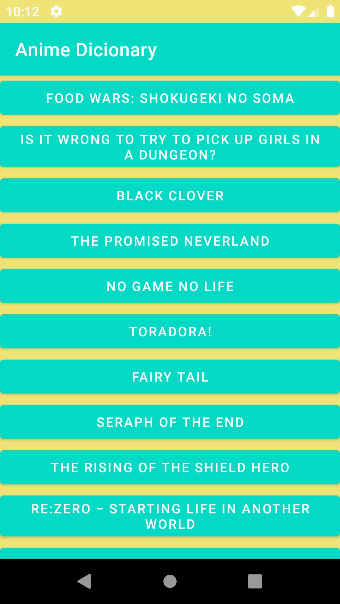 Anime Dictionary