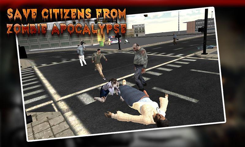 Police Sniper vs Zombie Attack
