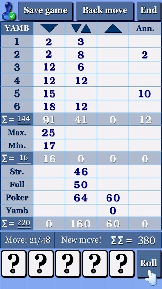 Yamb Standard Pro