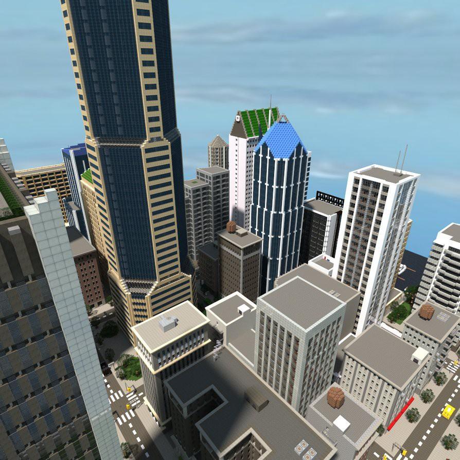 Perfect Tower City Minecraft
