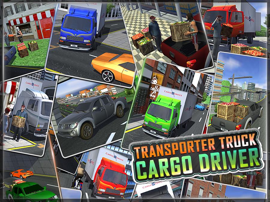 Transporter Truck Cargo Driver