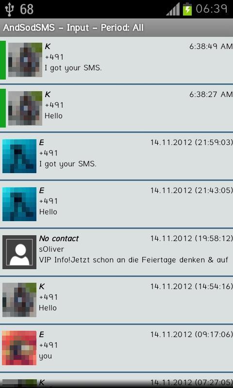 AndSod SMS Test