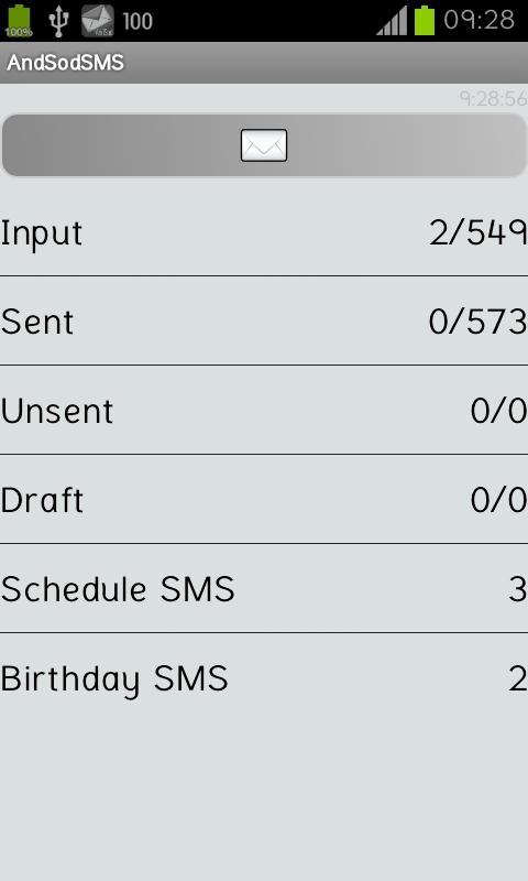 AndSod SMS Test