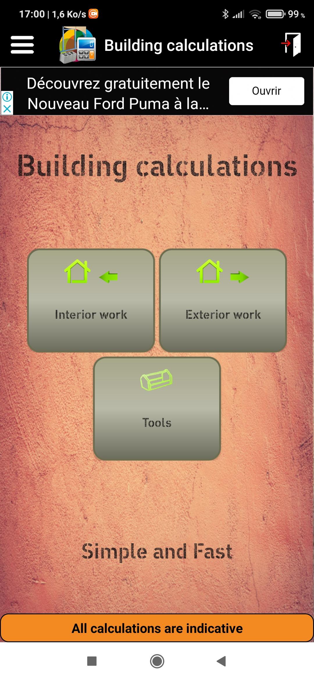 Building calculations