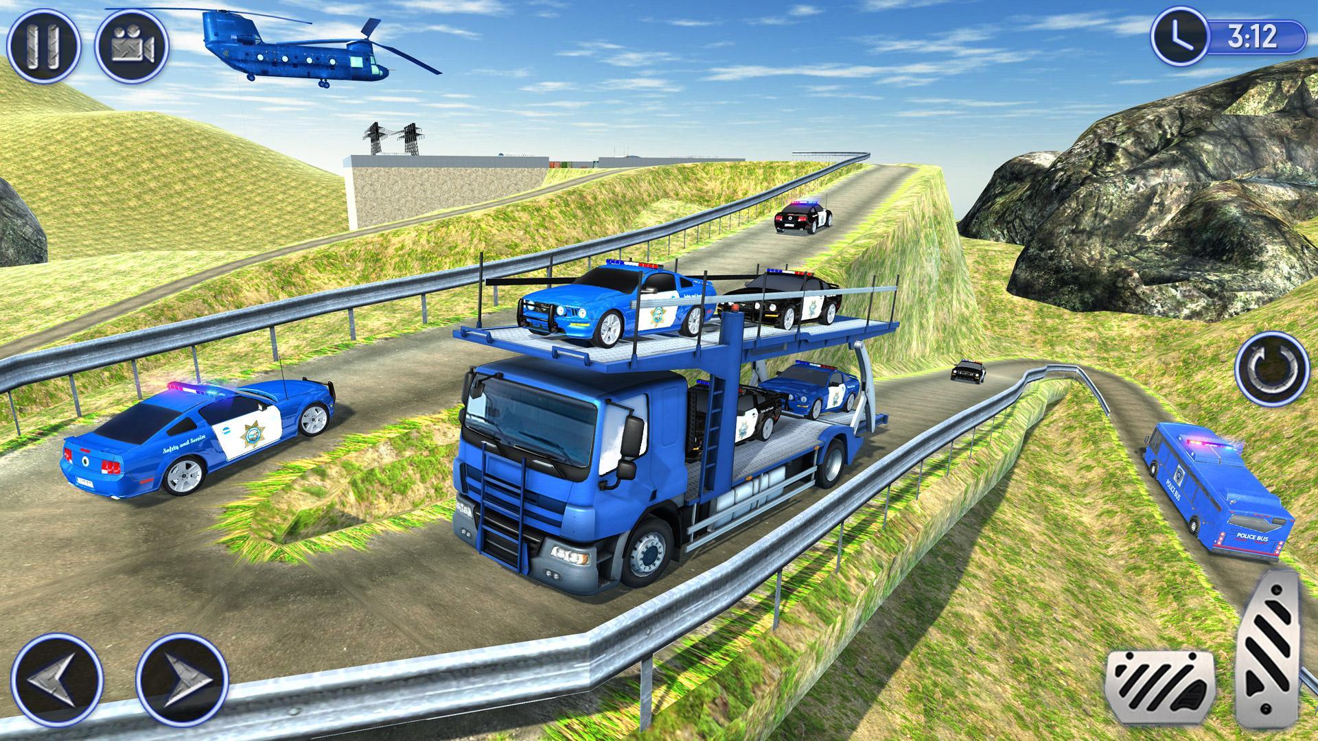 US Police Cruise Ship Transport Driving Simulator