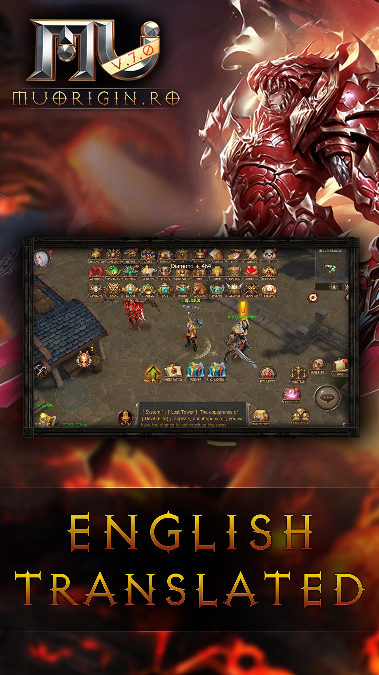 MU Origin RO