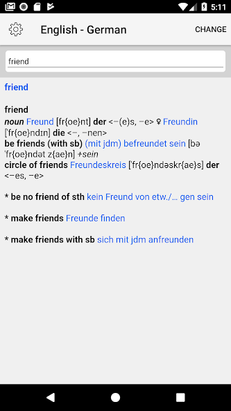German Dictionary