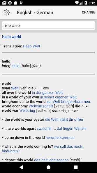 German Dictionary