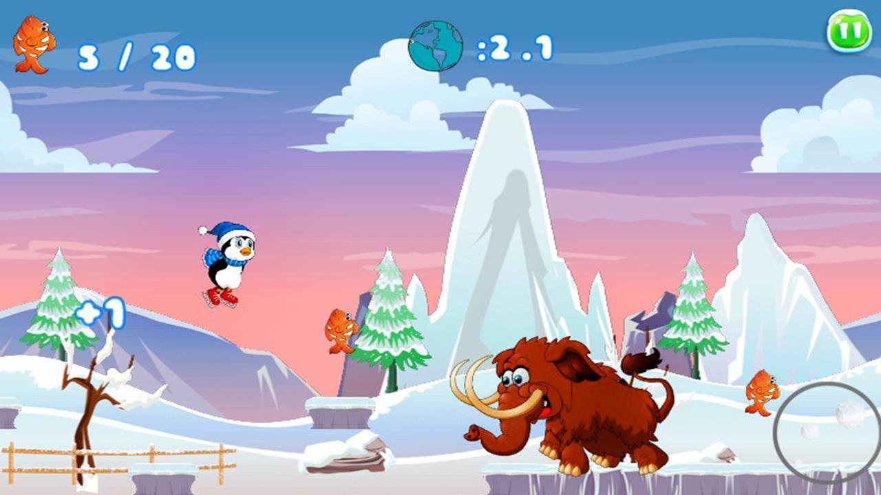 Penguin Skater Run