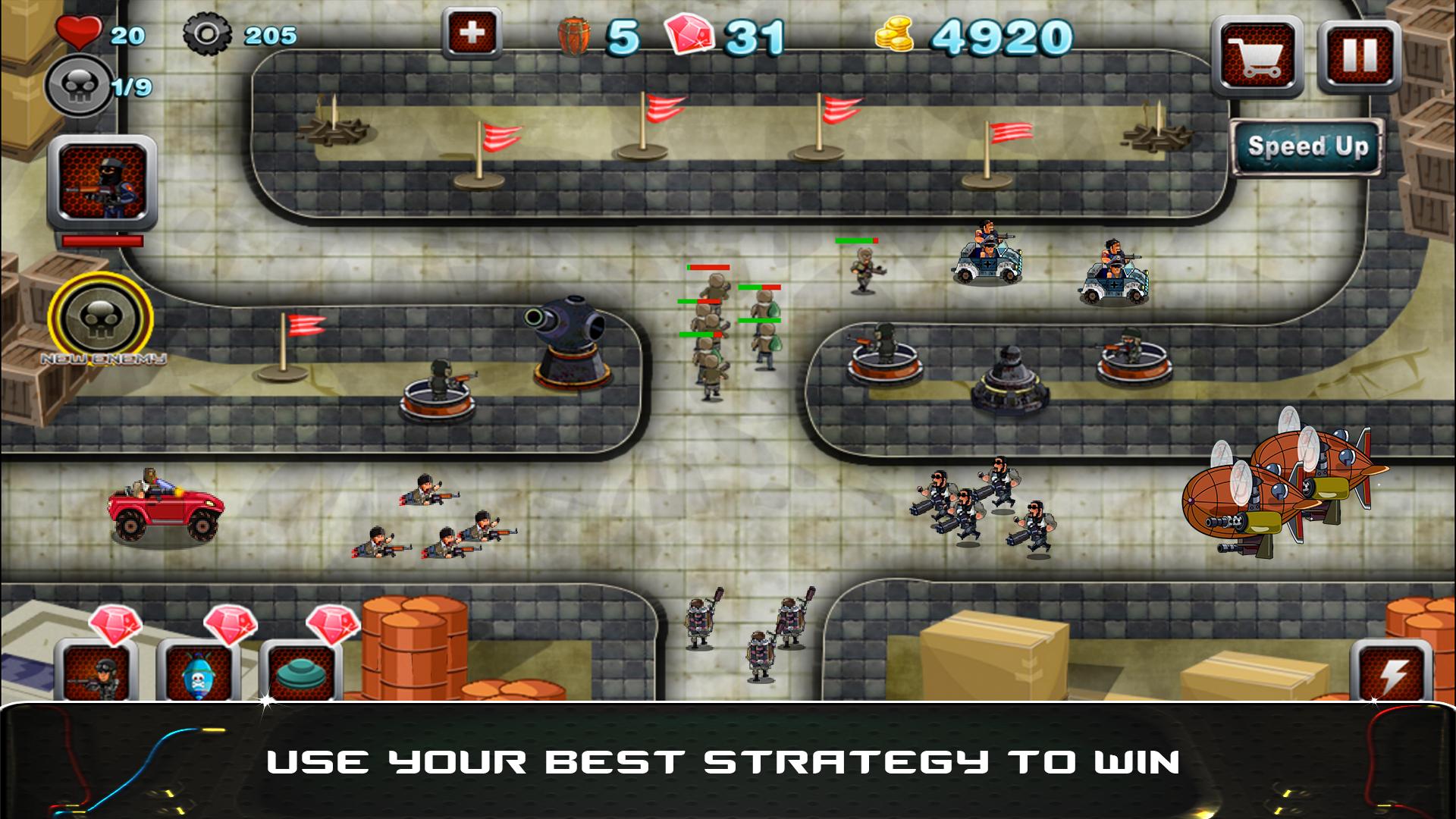 TD Zone: King Of Tower Defense Strike Rush